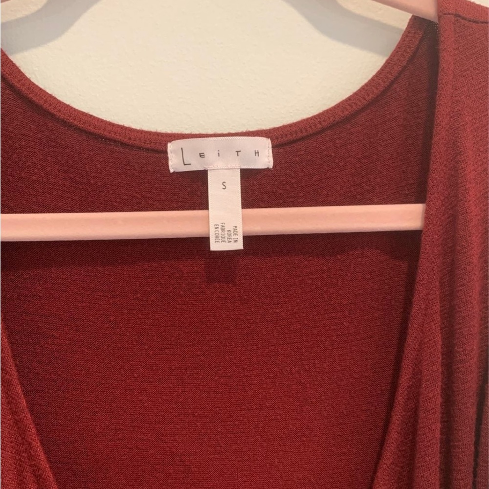 Leith Melange Wrap‎ Dress - Size Small - Picture 3 of 7